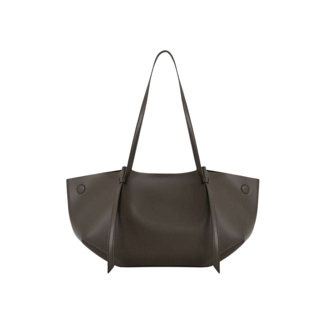 Calla Tote Bag - Dark Moss (L)