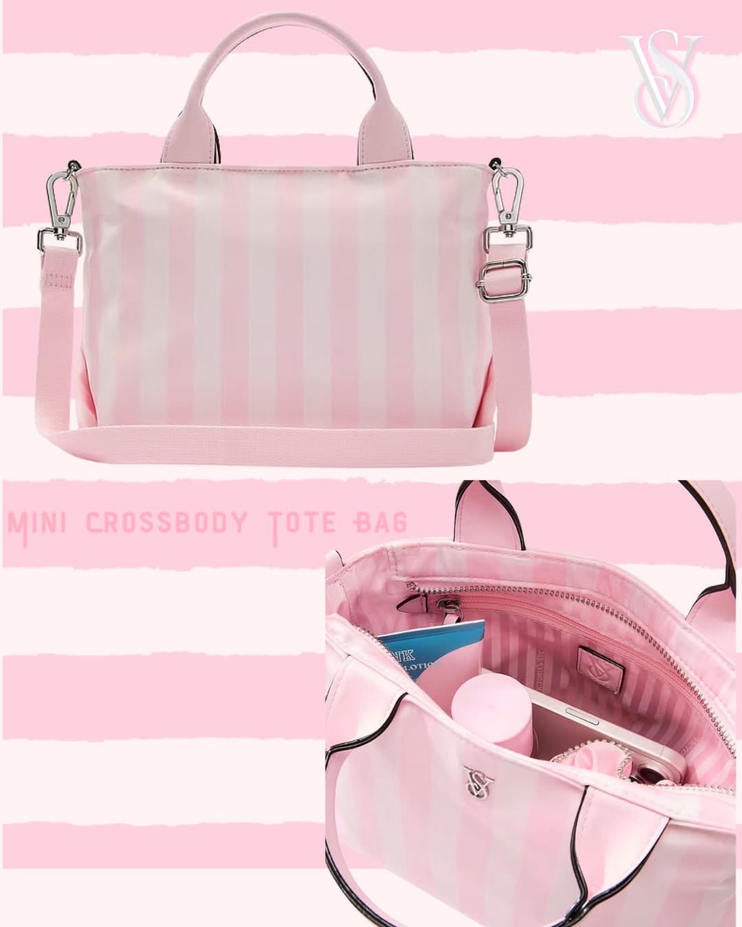 𝗩𝗜𝗖𝗧𝗢𝗥𝗜𝗔’𝗦 𝗦𝗘𝗖𝗥𝗘𝗧 - Mini Crossbody Tote Bag
