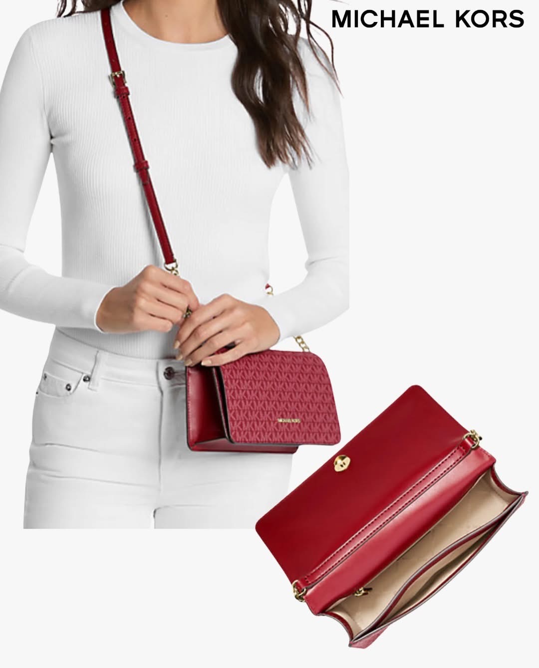 Jet Set Medium Signature Logo Crossbody Bag