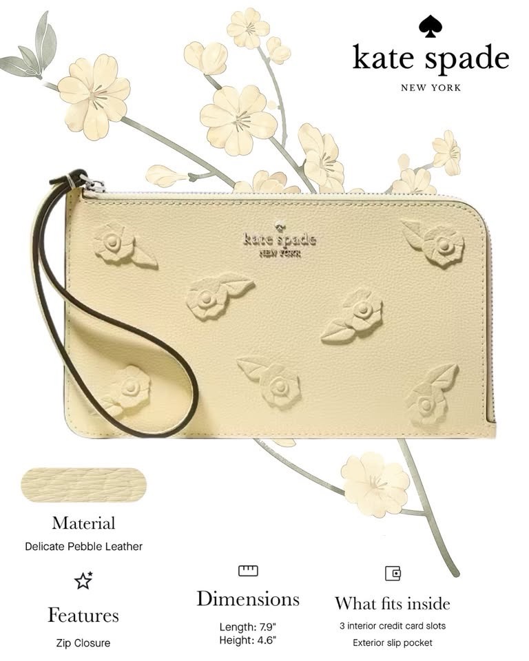 Lucy Floral Wristlet