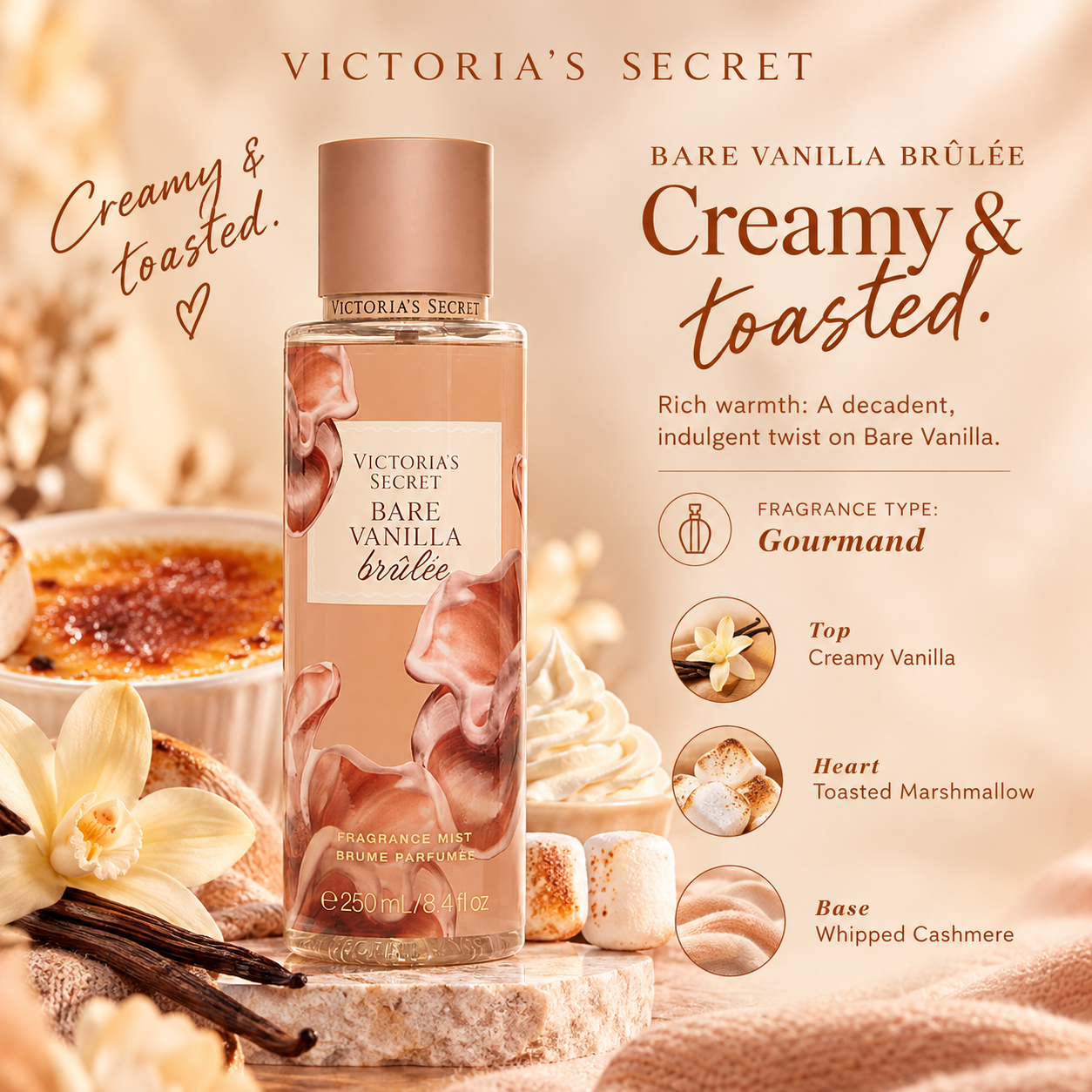 Bare Vanilla Brulee Fragrance Mist