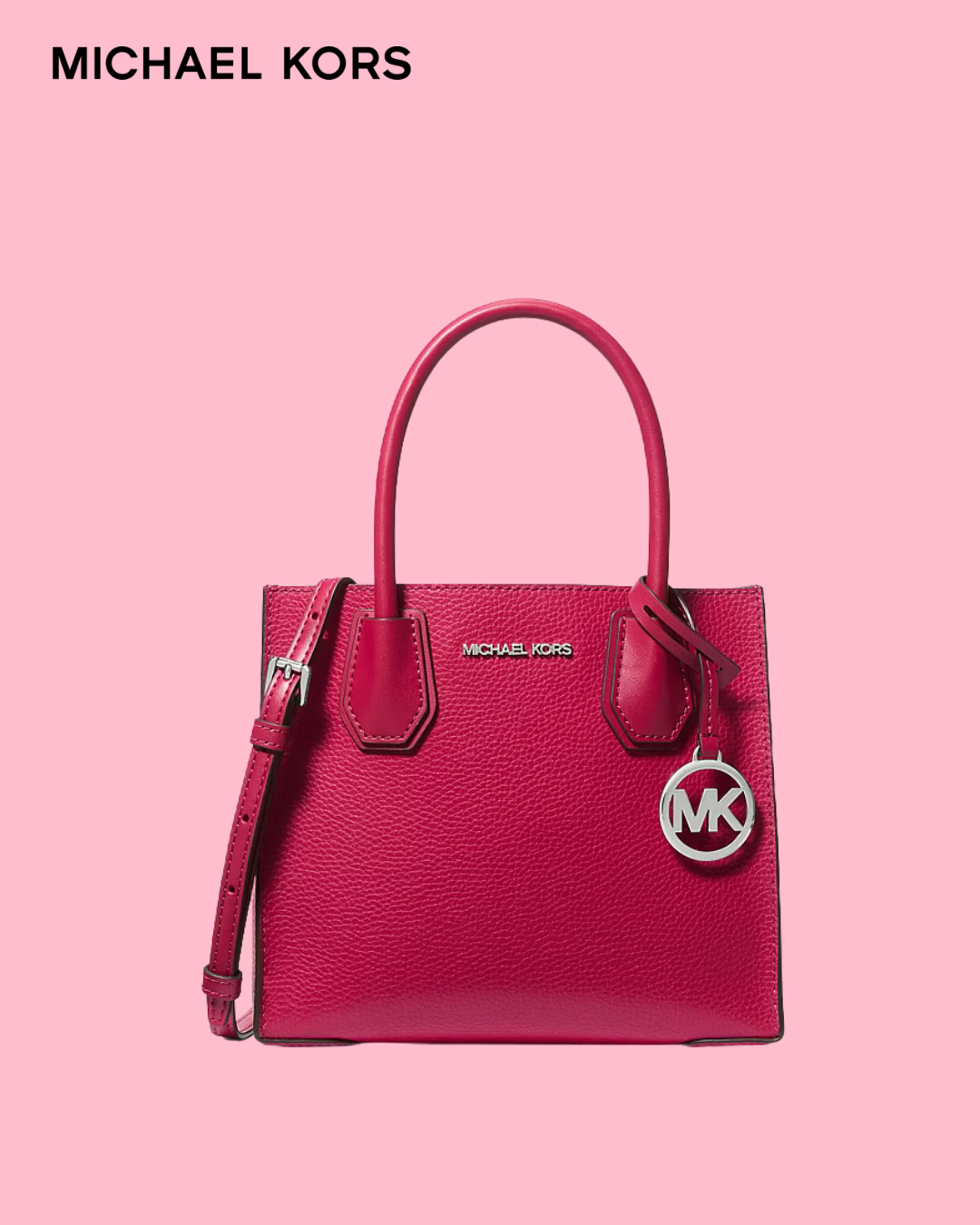 Mercer Medium Pebbled Leather Crossbody Bag
