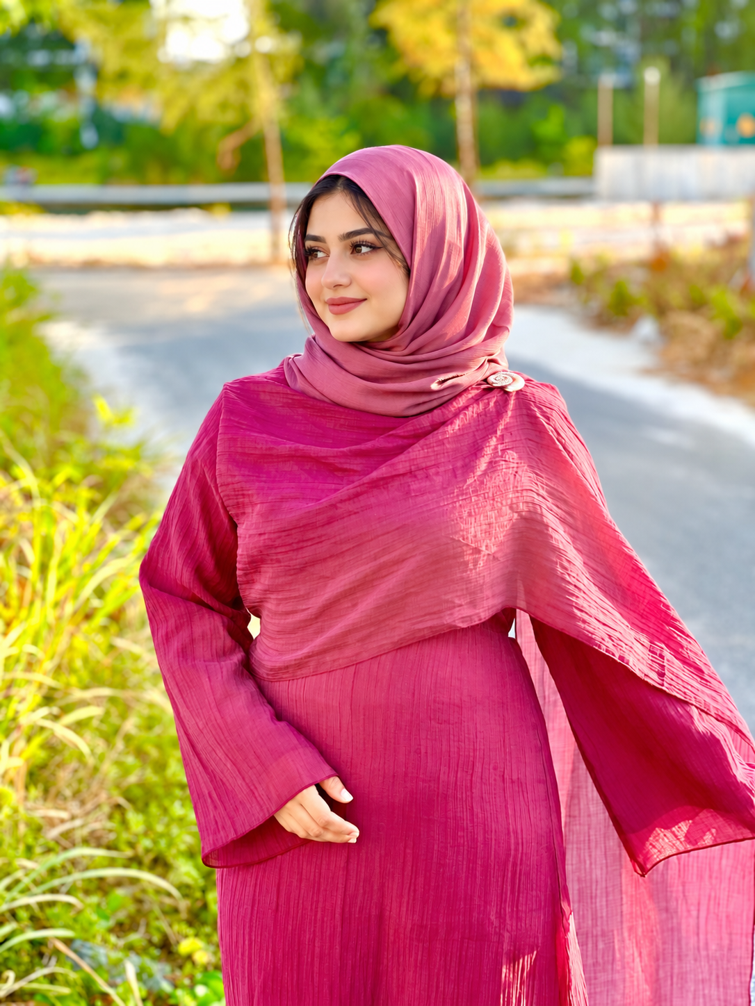 Bloom Petal Modest Dress