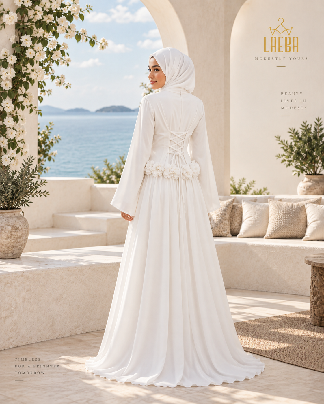 Large / White
