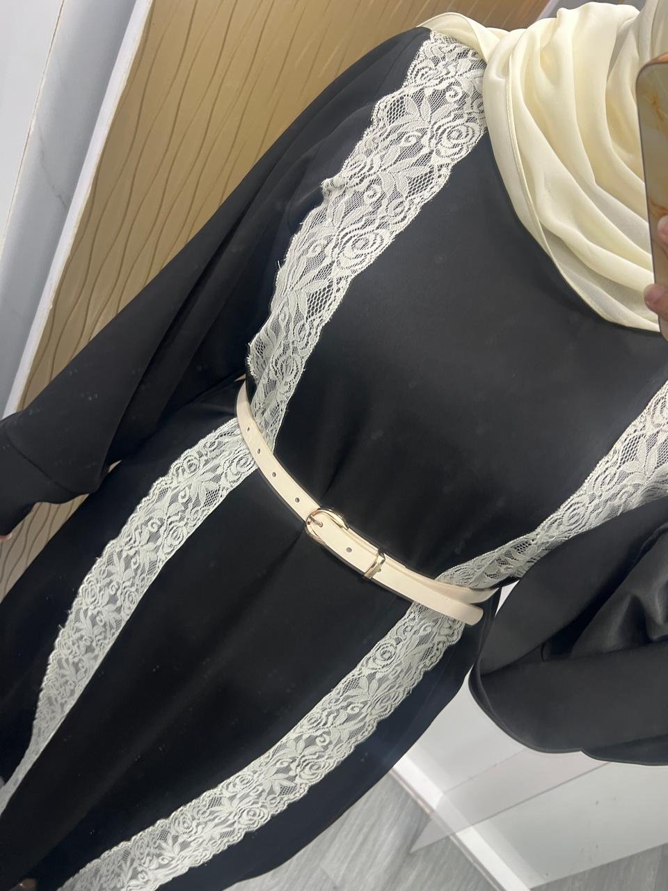 Abaya with Lace