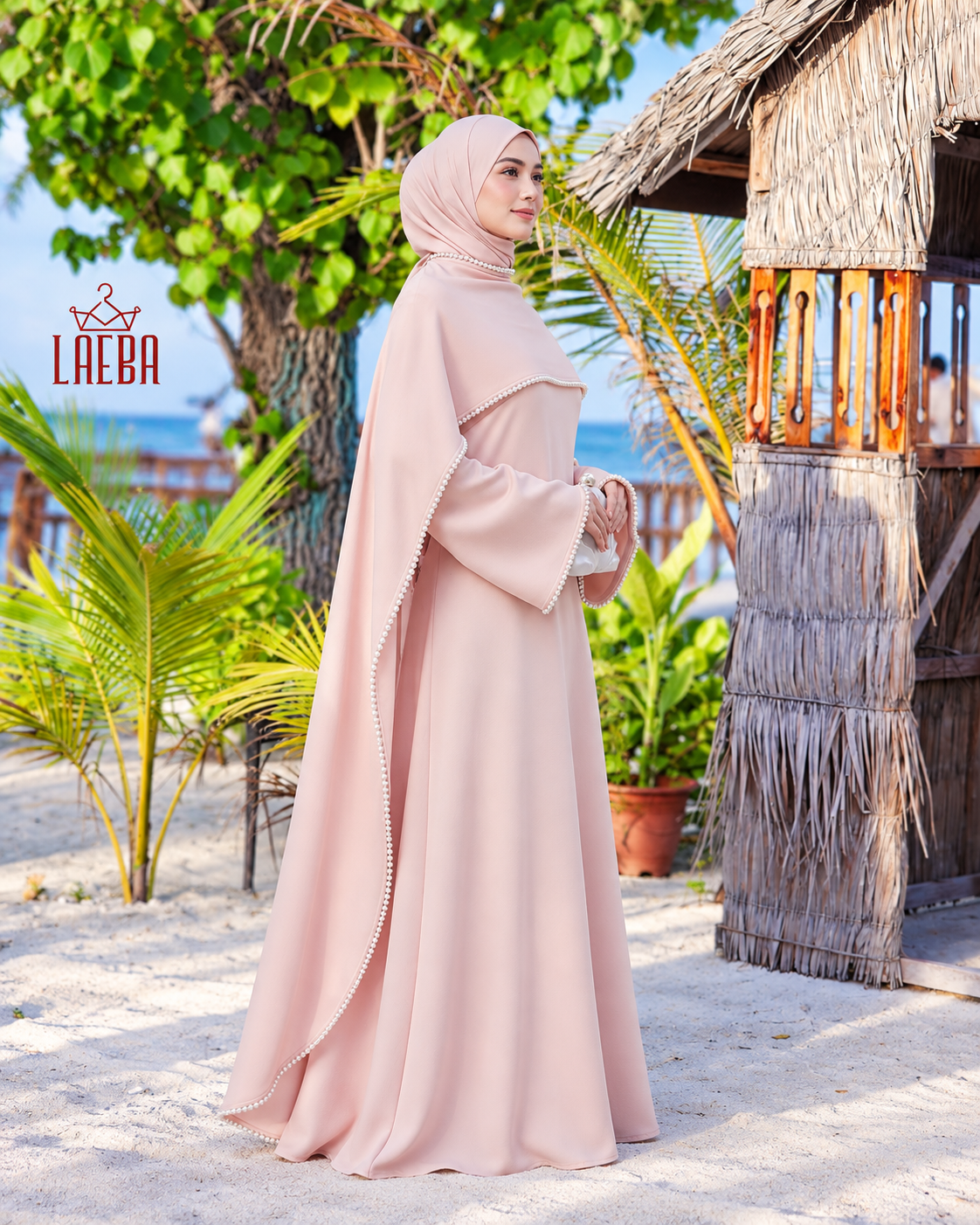 Pearl Cape Dress