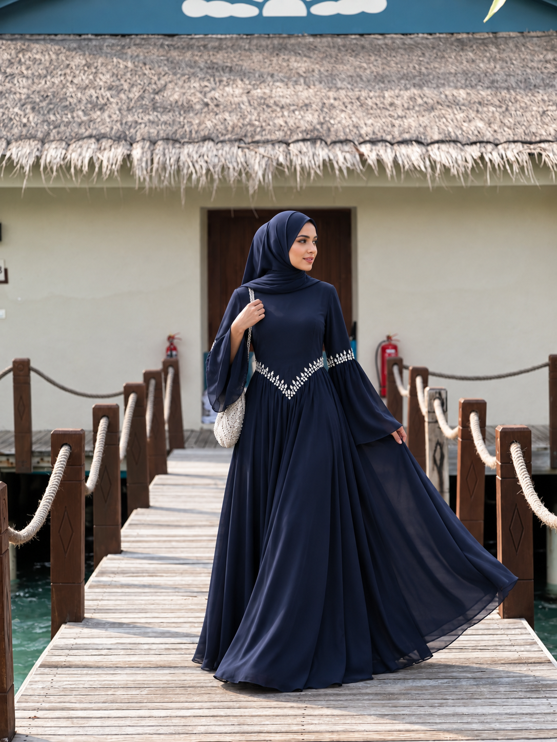 Crystal Cascade Dress
