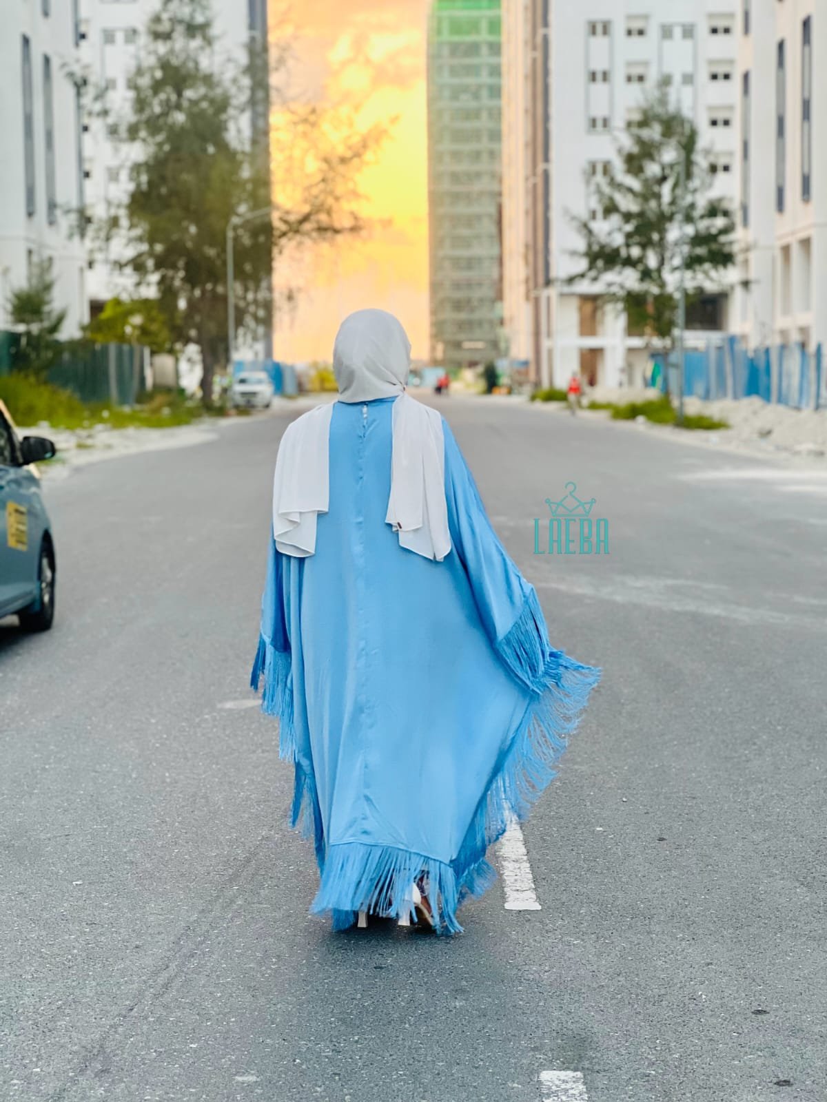 Tassel Butterfly Abaya