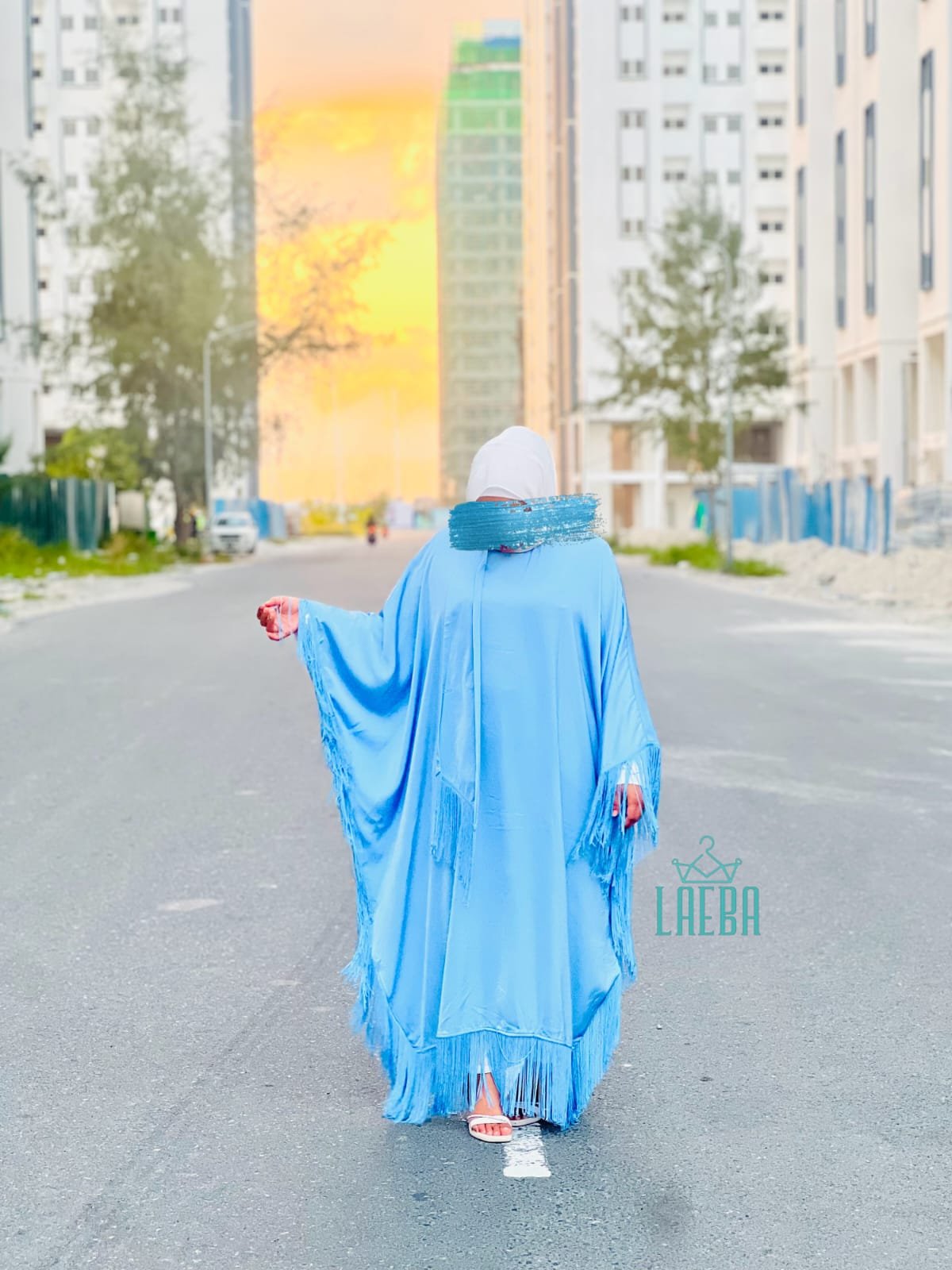 Tassel Butterfly Abaya