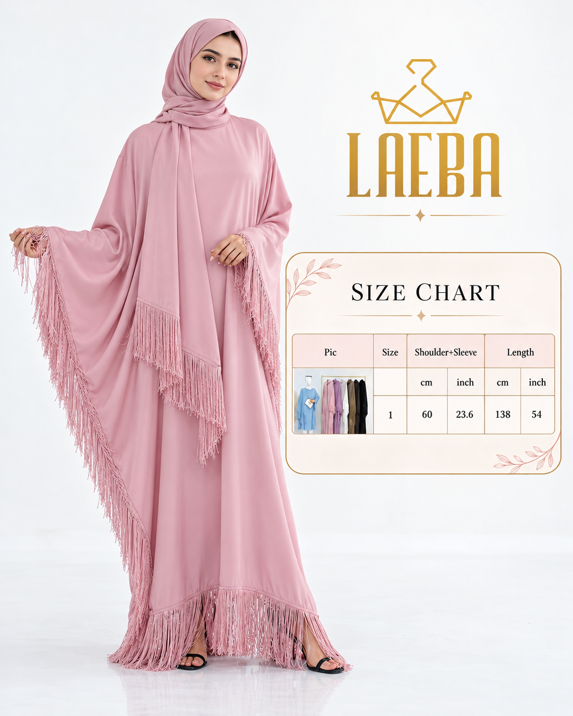 Tassel Butterfly Abaya