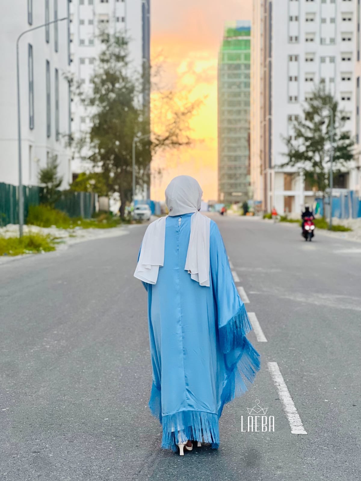 Tassel Butterfly Abaya